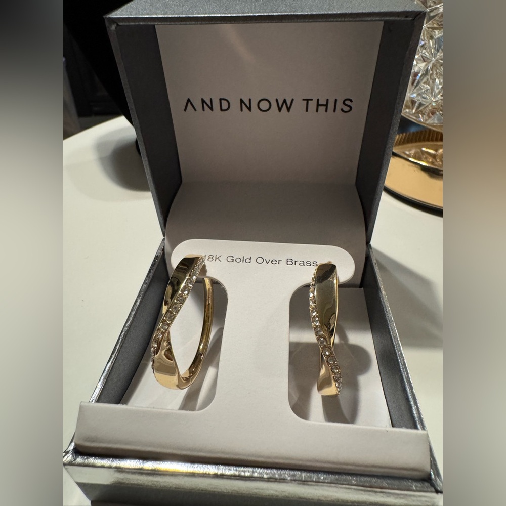 And Now This 18k Gold Plated Earrings